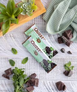 Quest Nutrition Mint Chocolate Chunk Protein Bars, High Protein, Low Carb, Gluten Free, Keto Friendly, 12 Count 17 91cWfk1AgTL