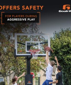 Goalrilla Deluxe Weatherproof Basketball Pole Pad for Ultimate Protection and Player Safety, Black 18 91cY95ufgzL