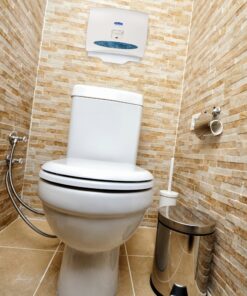 Scott 09505 Personal Seat Toilet Seat Cover Dispenser, 17 1/2 x 2 1/4 x 13 1/4, White 9 91cZBvCLicL