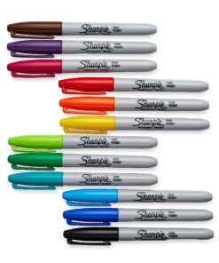 Alternative view of SHARPIE Fine Point Permanent Marker,Assorted Classic,12-Count Assorted Classic 12-Count