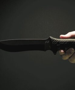 Schrade Bedrock TiNi with 1095 High Carbon Steel Blade for Buschcrafting,Black 29 91cdVfWM3 L