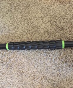 Naipo Muscle Roller Stick - Sports Massage Stick for Relax and Relieve Muscle Soreness, Legs and Back Recovery - 18" in Black Green 18 91cdVmjiasL
