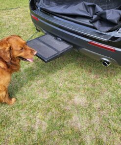 Otto Step Pet Ramp Step Helps Dogs Get in & Out of Car Van SUV | Portable Lightweight Dog Ramp | Simply Slide into 2 inch Trailer Hitch Receiver | No Tools Needed | Essential Pet Gear | Made in USA 39 91ctGbHDZ8L