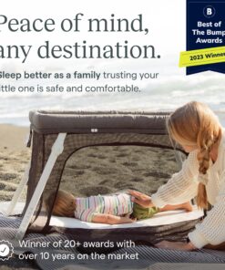 Guava Lotus Travel Crib with Lightweight Backpack Design | Certified Baby Safe Portable Crib | Folding Play Yard with Comfy Mattress for Babies & Toddlers | Compact Baby Travel Bed 29 91cu1SWKenL