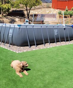 INTEX 26367EH Ultra XTR Deluxe Rectangular Above Ground Swimming Pool Set: 24ft x 12ft x 52in – Includes 2100 GPH Sand Filter Pump – Saltwater System – SuperTough Puncture & Rust Resistant 24FT x 12FT x X 52IN with Sand Filter Pump & Saltwater System 39 91cwwUdAI0L 3