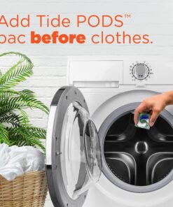 Tide Pods Laundry Detergent, Clean Breeze, 57 Pacs Capsules, 46 Ounce 15 91czMwUAqAL