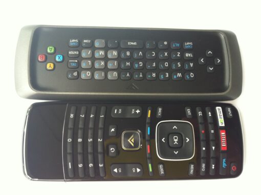 New 3D TV Dual Side Keyboard QWERTY Remote Control XRV13D XRV1D3-Vudo/Netflix/amazon/ 3D Key