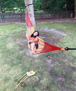 Hammocks Rada Mayan-Made Matrimonial Yucatan Hammock - Two Person Hammock - Artisan Crafted in Central America - Fits 12.5 to 13 Feet Hammock Stand - Up to 550 Pounds, Tropical Multicolor Multi Color 33 91d52h13qIL