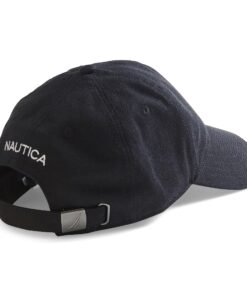 Alternative view of Nautica Men's Classic Logo Adjustable Baseball-Cap Hat One Size True Black