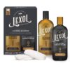 Lexol Leather Care Kit Conditioner and Cleaner, Use on Car Leather, Furniture, Shoes, Bags and Accessories, Trusted Leather Care Since 1933, Quick & Easy 2-Step Regimen, 16.9 oz Bottles Plus 2 Sponges,Black 16.9 Oz Kit Black