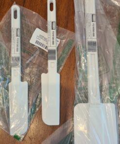 Rubbermaid Commercial Products Cold Temperature Scraper Spatula, White, 9.5 Inch, Clean-Rest Design (FG1901000000) 1 Count (Pack of 1) 17 91dEfi1CS3L