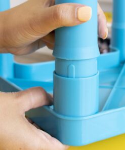 Humble Crew Kids Plastic 4 Set, Yellow Table/Vibrant Chairs 31 91dJxCapLiL