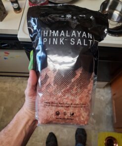 The Spice Lab Himalayan Salt - Coarse 5 Pound - Pink Himalayan Salt is Nutrient and Mineral Dense for Health - Gourmet Pure Crystal Kosher & Natural Certified 5 Pound (Pack of 1) 42 91dKYIk4cvL