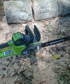 Greenworks 40V 16" Brushless Cordless Chainsaw (Great For Tree Felling, Limbing, Pruning, and Firewood / 75+ Compatible Tools), Tool Only 16" (Tool Only) Gen 1 32 91dOFNSvhL