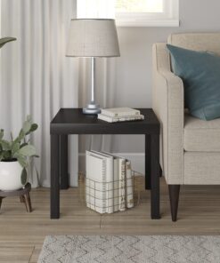 Alternative view of Ameriwood Home Parsons Modern End Table, Brown