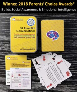 52 Essential Conversations by Harvard Educator for Home, Therapy, Speech, School Classroom - Conversation Cards for Kids, Family, Teacher & Counselor to Build Growth Mindset & Communication Skills Conversation Skills 22 91dOg4zEf4L