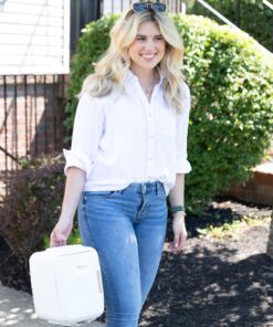 Cooluli Mini Fridge for Bedroom - Car, Office Desk & Dorm Room - Portable 4L/6 Can Electric Plug In Cooler & Warmer for Food, Drinks, Skincare Beauty & Makeup - 12v AC/DC & Exclusive USB Option, White 32 91dXhPJ 48L 1