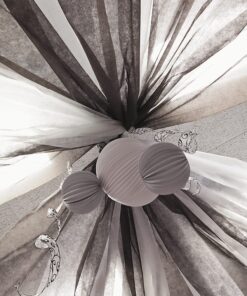 White Gossamer Roll - Drapery Sheer Fabric - Draping Fabric - 1 Gossamer Fabric Roll - 100 FT x 3 FT - Prom Decoration & Wedding Decoration - Wedding Arch Draping Fabric - Party Supplies 17 91dZigxzNZL