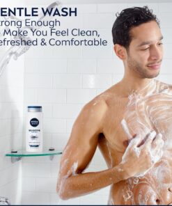 Nivea Men Sensitive Body Wash with Bamboo Extract, 3 Pack of 16.9 Fl Oz Bottles 18 91dZsypY0RL