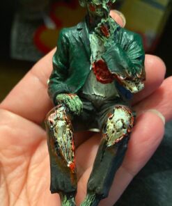 Walking Dead Zombie Undead See Hear Speak No Evil Set of Shelf Sitters Computer Top Statue Figurines 22 91ddtUT6 AL