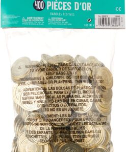 Alternative view of Amscan Novelty Plastic Gold Coins Value Pack - 400 Ct. 1