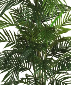 Nearly Natural 5263-0308 56in. Areca Palm Silk Tree with Basket, Green,30" x 32" x 56" 28 91dlpIdJQtL