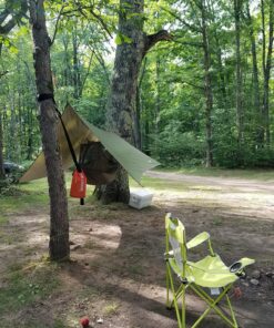 COVACURE Camping Hammock with Net - Lightweight Double Hammock 2 * 10ft Straps, Portable Hammocks, Camping Accessories for Outdoor, Hiking, Camping, Backpacking, Travel, Beach Green 26 91dpHXPBiIL