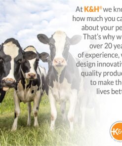 K&H Pet Products Perfect Bucket Heater w/ Cord Clip Gray 5" 80W 35 91drTlYsOL