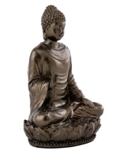 Top Collection Mini Shakyamuni Buddha Decorative Statue - Hand Painted Enlightened One Sculpture with Bronze Finish Look- 3-Inch Supreme Buddha Collectible Figurine 24 91ds3iGRcVL