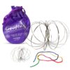 Original GeoFlux Mesmerizing 3-D Kinetic Sculpture & Interactive Spring Toy (Duo: 1 Large + 1 Finger-Size) Duo: 1 Large + 1 Finger-size 28 91dtdqDxE L