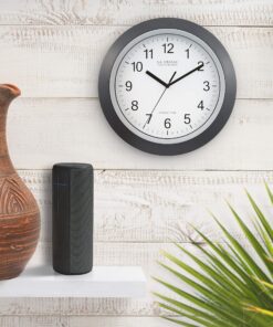 La Crosse Technology WT-3129B 12 Inch Atomic Analog Wall Clock, Pack of 1, Black 22 91dy 0AtFiL