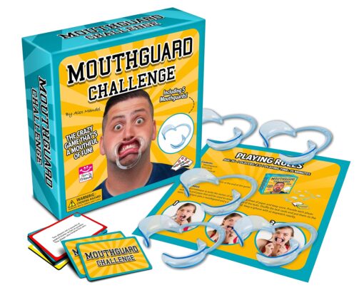 Identity Games [www.identity games.com] Mouthguard Challenge Game - The Crazy Party Game That's a Mouthful of Fun with Game Cards and More