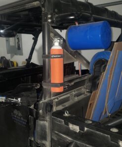 Bartact Roll Bar Fire Extinguisher Holder Mount 2.5 lb, Adjustable, Univesal, One Size fits All, Orange, Made in The USA 5 91e4oQ3drhL