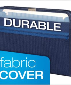 Pendaflex Fabric Poly Expanding File, 13 Pocket, Dark Blue, Each (84087DBL) 8 91e4ssD8b3L