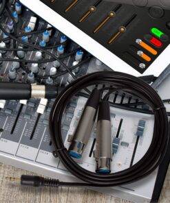 XLR Y Adapter Cable Splitter - 6 Ft 12 Gauge 3.5mm Male to Dual Female XLR Jacks w/ Metal Connectors to Connect iPhone, iPod or MP3 Player to Mixing Console or Powered Speakers Set - Pyle PCBL38FT6 15 91eD3A9yc8L