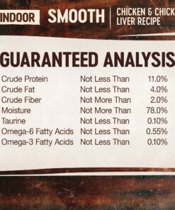 Wellness CORE Grain-Free Wet Cat Food, Natural Canned Food for Cats, Made with Real Meat (Indoor, Chicken, 5.5 oz Cans, Pack of 24) 5.5 Ounce (Pack of 24) Chicken & Chicken Liver Indoor Recipe 12 91eHJLZ7GxL