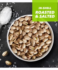 Wonderful Pistachios In Shell, Roasted and Salted Nuts - 32 Ounce Bag, Healthy Snack, Protein Snack, Pantry Staple Roasted & Salted 32 Ounce (Pack of 1) 25 91eNhsNritL
