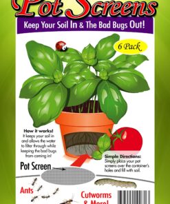 Uncle Daves Pot Screens - Ideal for Pots, Planters, Bonsais and Any Plant Containers