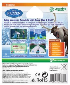 LeapFrog Disney Frozen Learning Game (for LeapPad Platinum, LeapPad Ultra, LeapPad2, LeapPad3) 9 91eZ e KGWL