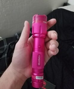 VIPERTEK VTS-T03 Aluminum Stun Gun for Self Defense Rechargeable with LED Flashlight PINK 32 91eiPQA8IL