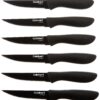 Cuisinart C55-6PCSBK Advantage Color Collection 6-Piece Ceramic Coated Steak Knife Set, Black 50 91eqT qiQpL