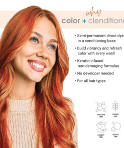 Alternative view of Keracolor Clenditioner COPPER Hair Dye - Semi Permanent Hair Color Depositing Conditioner, 12 Fl. Oz. 12 Fl Oz (Pack of 1)