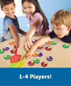 Learning Resources Sight Word Swat a Sight Word Game, Visual, Tactile and Auditory Learning, 114 Pieces, Ages 5+, Multi-color 24 91eztBoLpLL