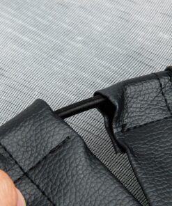 Moonet PVC Leather Spare Tire Wheel Cover for Car Truck SUV Camper Trailer Universal Fit RV JP FJ, R15 Black (for Overall Wheel Diameter 27-29 inch) 15 inch for Tire Diameter 27"-29" 34 91f4DbW95JL