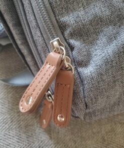 RUVALINO Diaper Bag Backpack, Multifunction Travel Back Pack Maternity Baby Changing Bags, Large Capacity, Waterproof and Stylish, Gray 55 91f5nyPVUyL