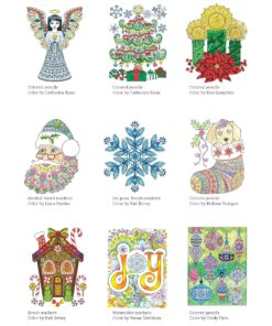 Christmas Coloring Book (Coloring is Fun) (Design Originals) 32 Fun & Playful Holiday Art Activities from Thaneeya McArdle on High-Quality, Extra-Thick Perforated Pages that Resist Bleed-Through 67 91f7 YvelhL