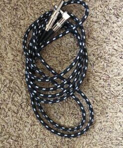 Donner Guitar Cable 10 ft, Electric Instrument Cable Bass Amp Cord for Electric Guitar Bass Amplifier Audio, 1/4" Right Angle to Straight, Black White 10 Feet Right Angle& Straight 27 91f7ElcYbL