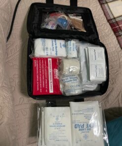 Professional 300 Piece (40 Unique Items) First Aid Kit | Emergency Medical Kits | Home, Business, Camping, Car, Office, Travel, Vehicle, Kids, Boat, Survival, Supplies 93 91f7htsiCrL