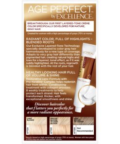 L'Oreal Paris Age Perfect Permanent Hair Color, 9N Light Natural Blonde, 1 kit 1 Count (Pack of 1) 16 91fDcyhRSKL