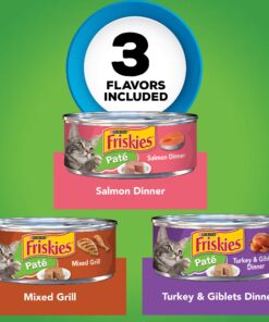 Purina Friskies Pate - (2 Packs of 12) 5.5 oz. Cans 5.50 Ounce (Pack of 24) Pate Variety Pack 26 91fHIrXhSYL